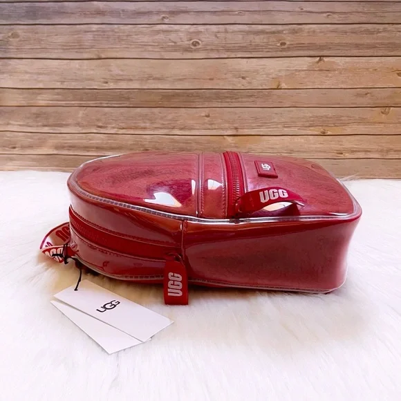UGG Dannie II Mini Backpack Clear In Samba Red - www.joarbit.com